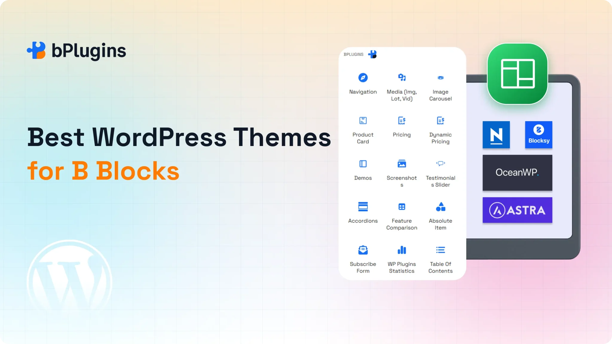 Compatibility with Themes and Core Gutenberg Features